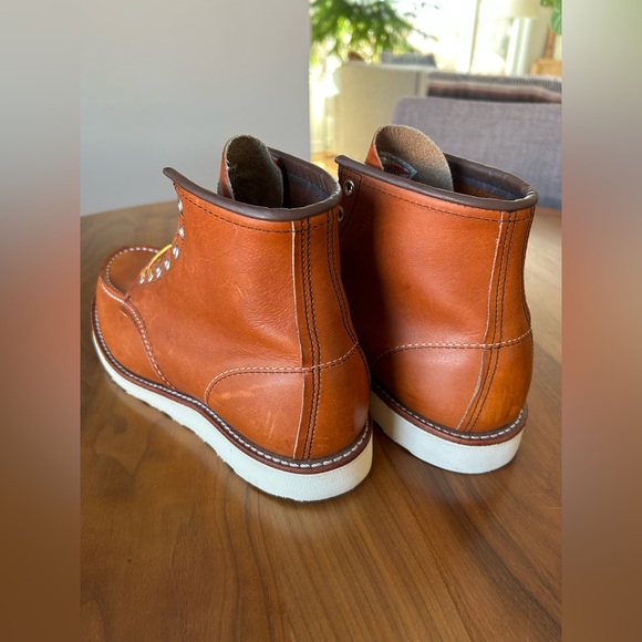 Red Wing Men's Classic Moc 6-Inch Boot in Brown Leather 875 Size 10 Brand New - Picture 7 of 13